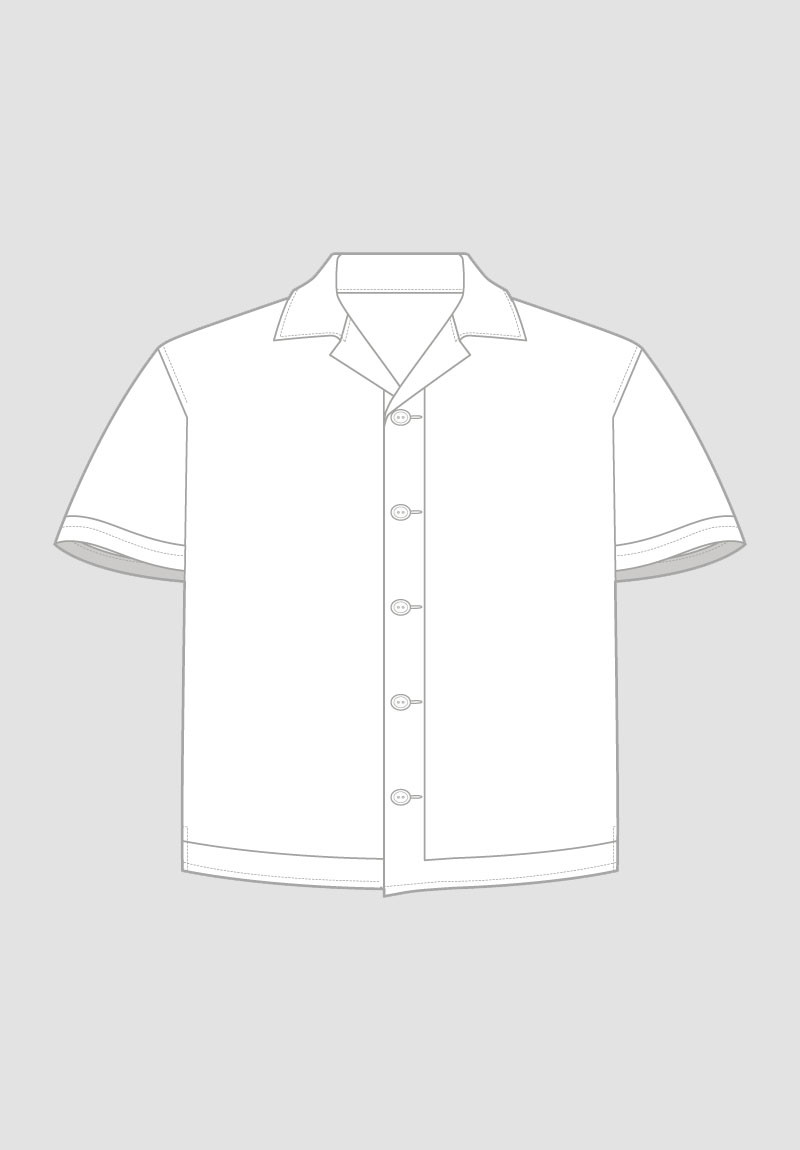 Camisa Bordada con Flores y Encaje reusado