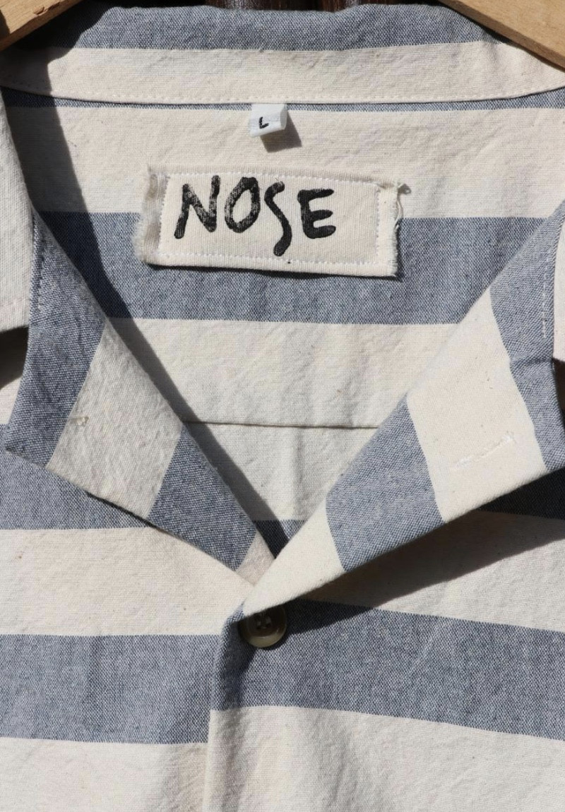 Rayada Celeste Manga Larga